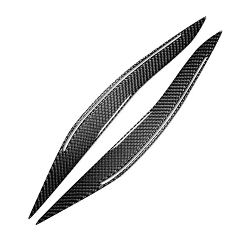 

Carbon Fiber Headlights Eyebrows Eyelids for BMW F10 5 Series 2011-2013 2014-2017 Front Headlamp Eyebrows Trim Cover