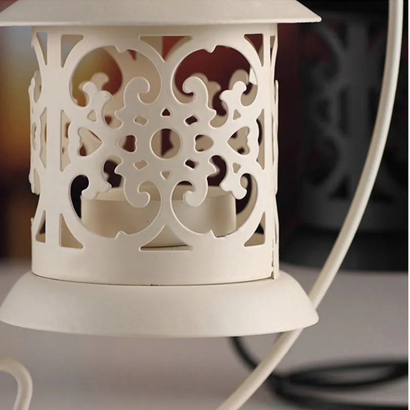 1 шт. европейский Железный подсвечник с отверстиями украшение для дома и свадьбы