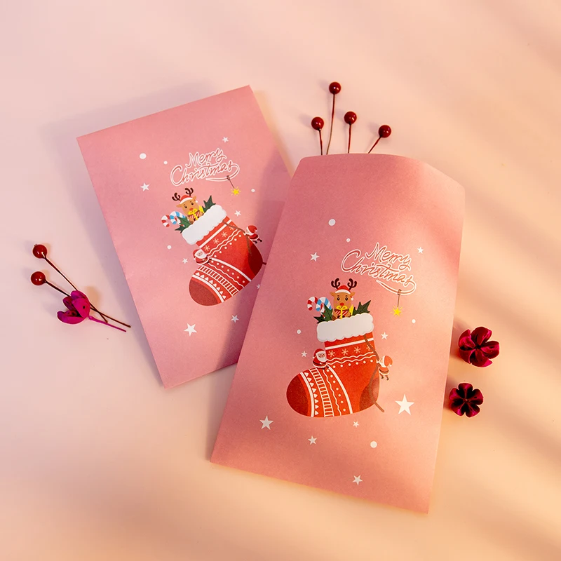 12 комплектов Рождественский Бумажный Подарочный Пакет iCraft подарочная упаковка