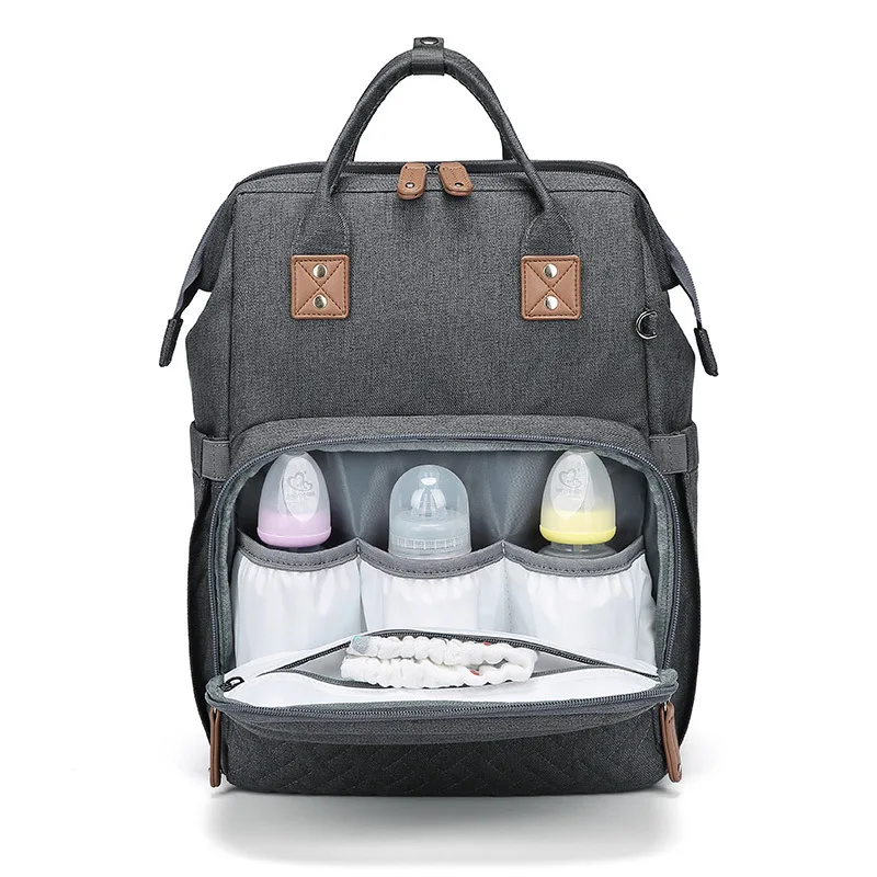 

Baby Nappy Maternity Travel Bed Stroller Changing Backpack For Mom Portable Crib Large Wet Dry Women's Handbags Diaper Bag