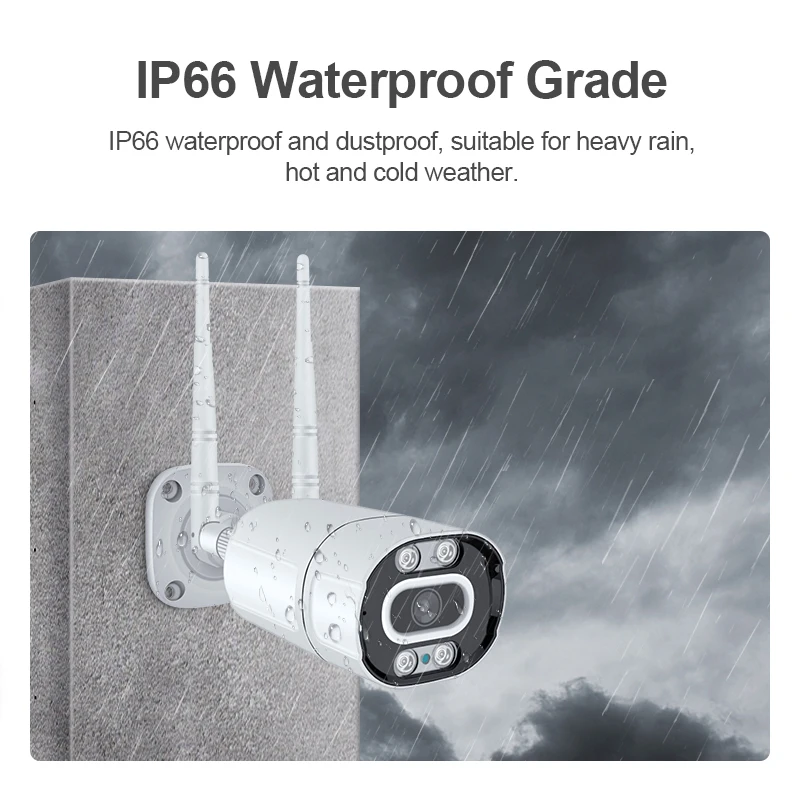 

INQMEGA 2MP WiFi IP Camera 1080P HD Surveillance Tuya Security Waterproof Night Vision Camera