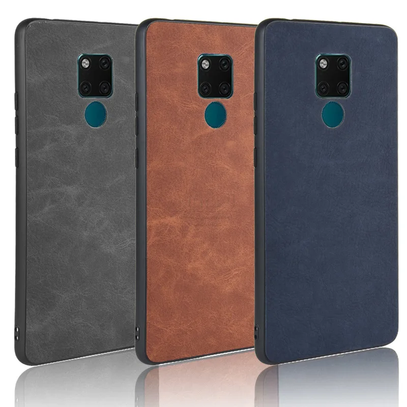 Новая модная задняя крышка из искусственной кожи для huawei MATE 20X5G силиконовый чехол