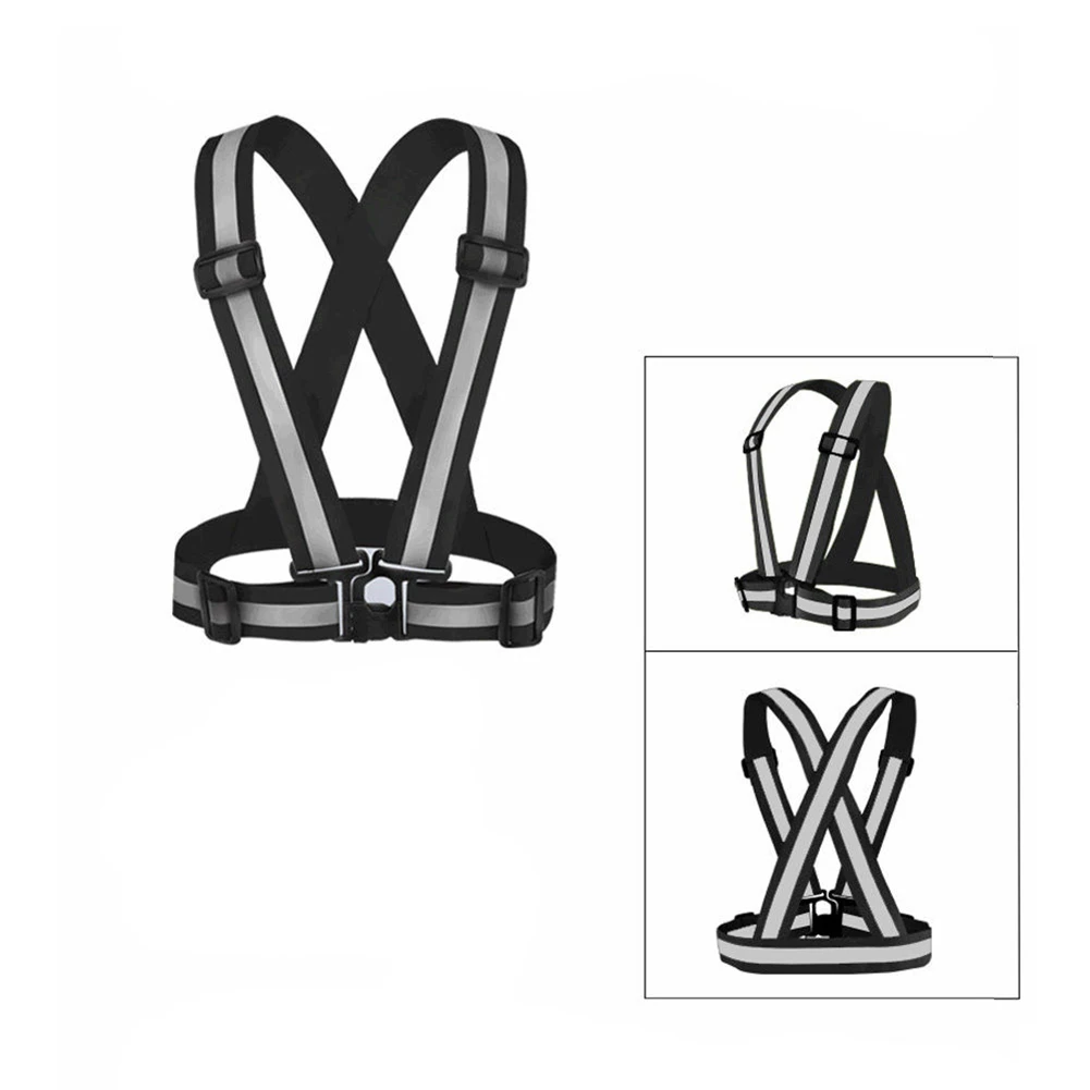 Регулируемый светоотражающий жилет высокой видимости для безопасности уличная