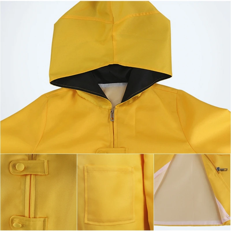 

Game Little Nightmares 2 Six Cosplay Costume Adult Kids Coat Outfit Uniform Halloween Suit Prop