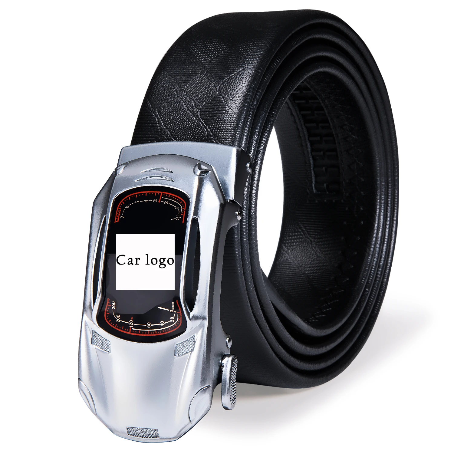 Модные дизайнерские логотип узор Автоматическая Пряжка ремни для мужчин 3 5 см из