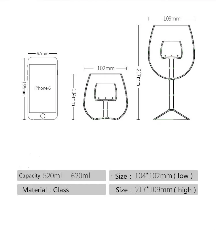 Креативный бокал для вина фонтан красное вино стеклянная чашка боросиликатное