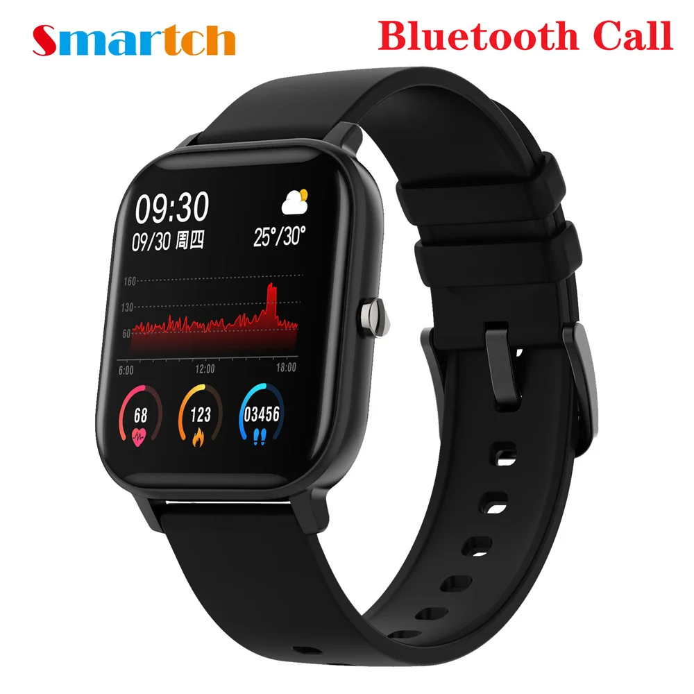 

Смарт-часы P9 с Bluetooth, фитнес-трекером и тонометром