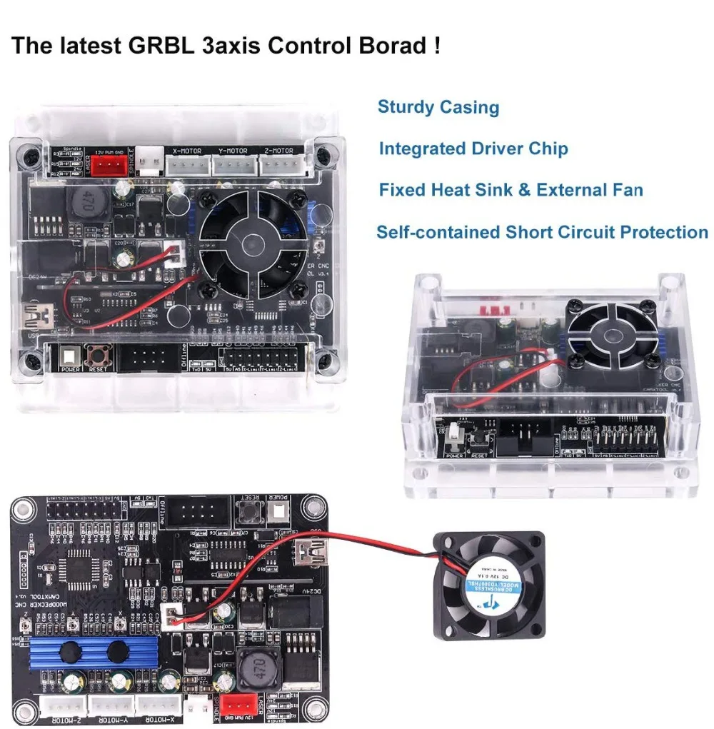 GRBL 1,1 USB порт ЧПУ гравировальный станок плата управления, 3 оси управления, лазерная гравировальная машина плата с автономным управлением