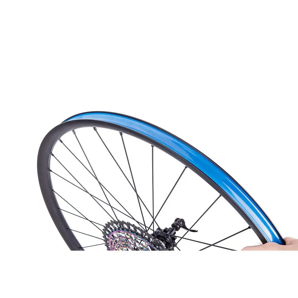 Bicycle Tubeless Rim Tape Tensilized Strapping Synthetic Rubber Adhesive Tyre Cushion Vacuum Tire Pad 16/18/21/23/25/27/29/31MM | Спорт и