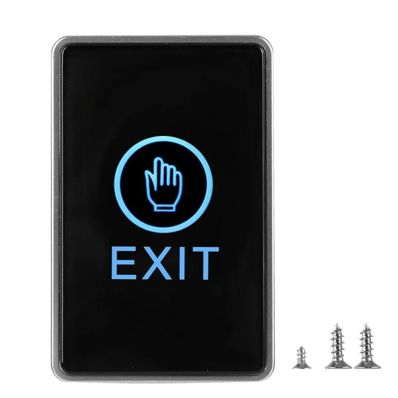 

Новая кнопка-нажимная кнопка выхода двери Eixt кнопка релиза для системы контроля доступа к дверному замку NO/NC/COM выход