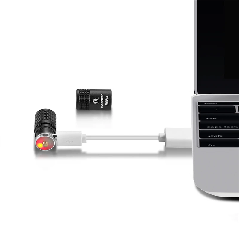LUMINTOP EDC 130 лм USB Перезаряжаемый флэш светильник Twristy мини светодиодный брелок