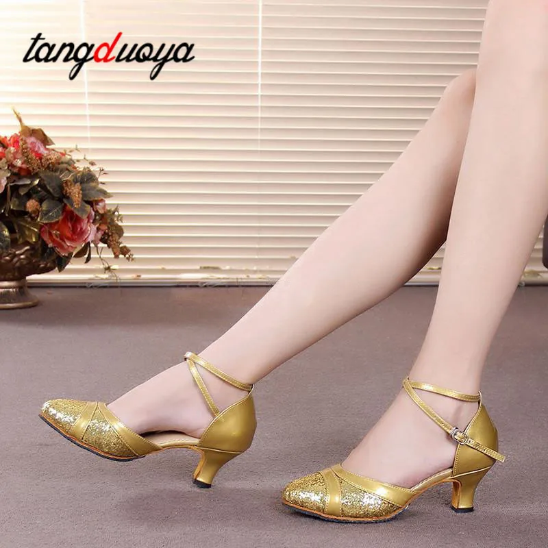 Latin dance shoes female zapatos mujer baile latino fashion modern tango performance women | Спорт и развлечения