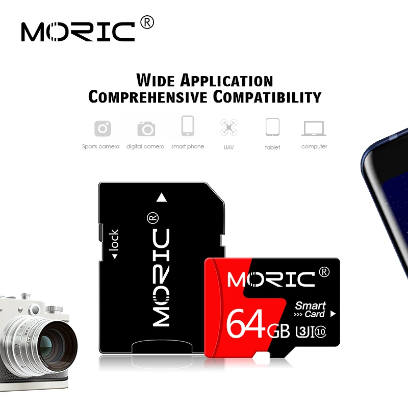 Moric Class 10 Micro SD 64  128  256  TF  microsd 4  8  sd  128  16  32