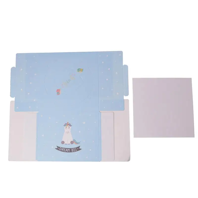12pc 4 Inch Portable Cheese Cake Box Cute Unicorn Paper Candy Container DIY Gift Base Sweet Case Birthday Party Supplies | Дом и сад