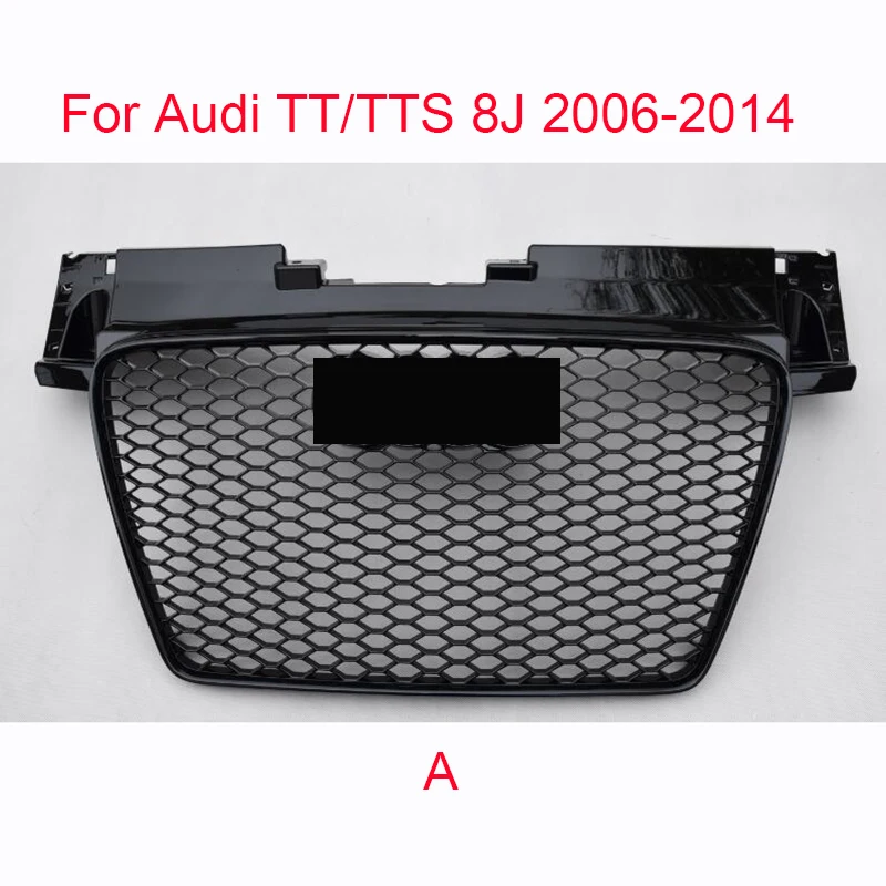 

For TTRS Style Car Front Bumper Mesh Car Front Grille Racing Grill for Audi TT/TTS 8J 2006-2014 Car Mesh