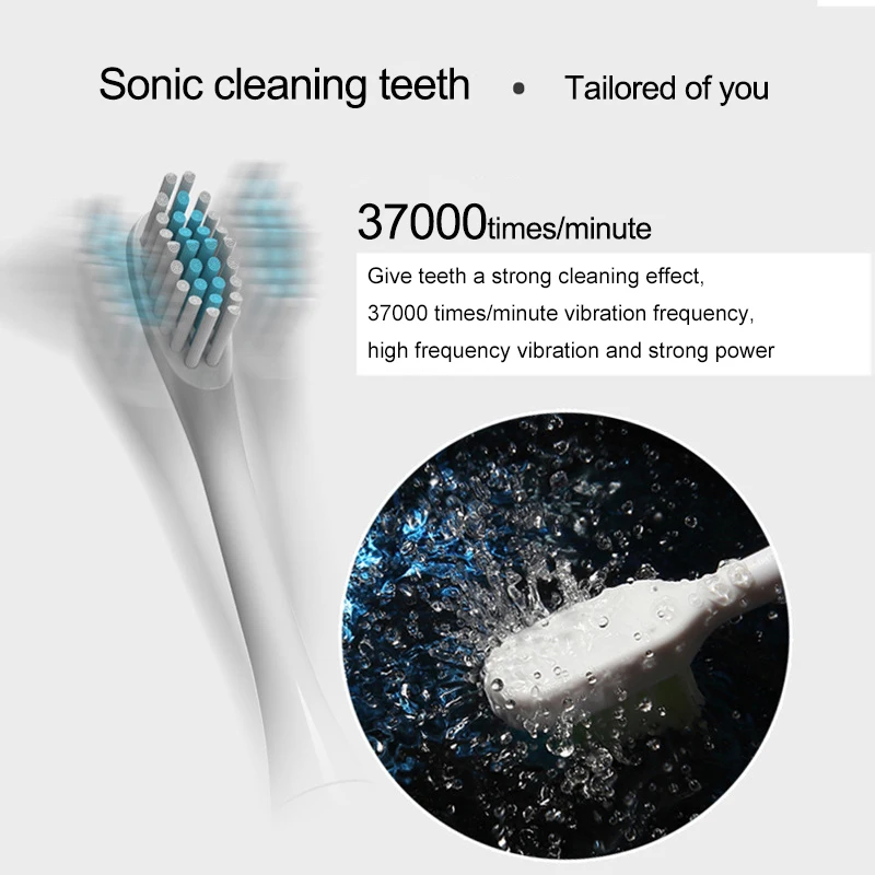 

KwdLily Sonic Electric Toothbrush Cordless Toothbrush Waterproof Deep Cleaning Ultrasonic Automatic Tooth Brush