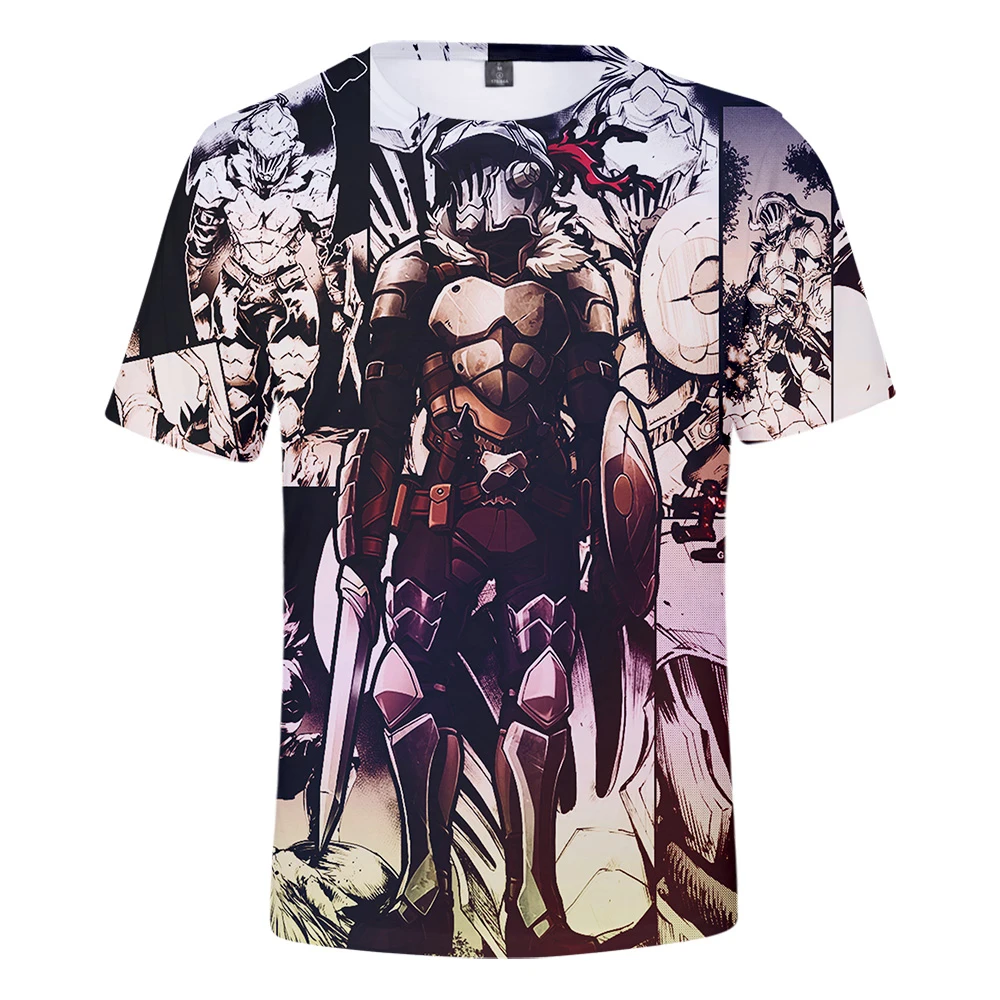 TJ Gar Мужская футболка 2019 3D Goblin Slayer Мужская/Женская летняя Harajuku толстовки горячие