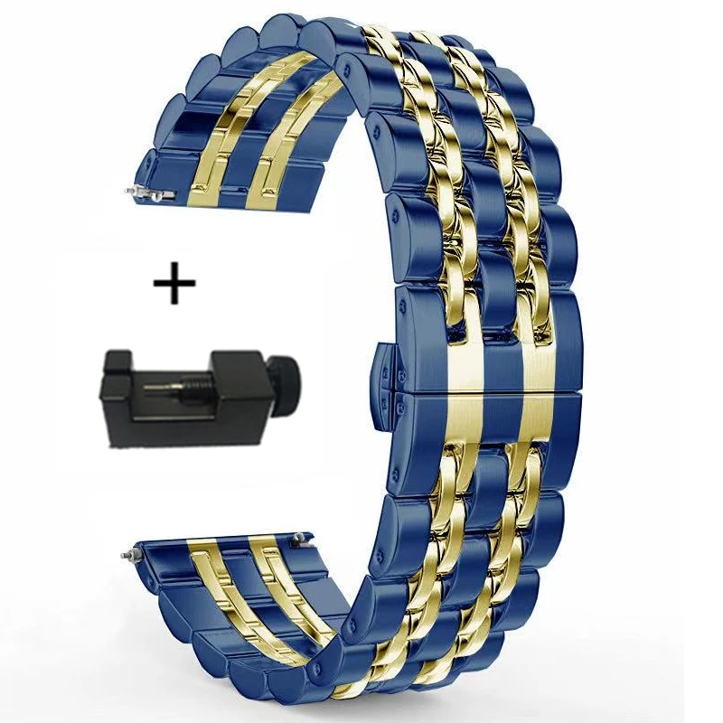

Metal Stainless Steel Classic Strap for HUAWEI WATCH GT 2 46mm 42mm Band Bracelet 20mm 22mm for HONOR ES GS Pro Magic Wristbands