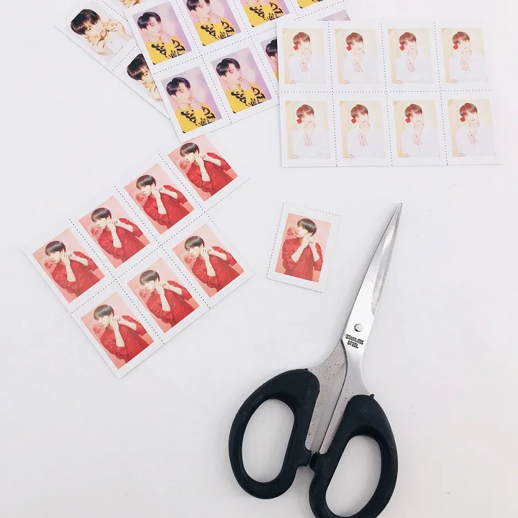 4 шт./компл. v jungkook rm suga jin jhope jimin один дюйм маленького размера карты подарок