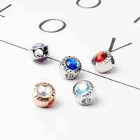 new original alloy bead radiant love dazzling heart charm fit bracelet bangle necklace diy women jewelry