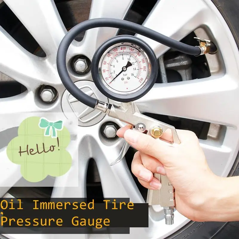 Автомобильный Высокоточный пистолет для давления в шинах манометр надувания