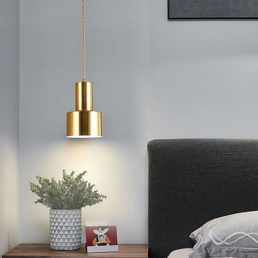 

Thrisdar Nordic Simple Loft Pendant Lights E27 LED Modern Creative Metal Hanging Lamp For Bedroom Living Room Kitchen Restaurant