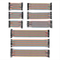 dupont cables breadboard jumper wires 10 20 30 cm ribbon cables kit male to female to male dupont lines kit for arduino