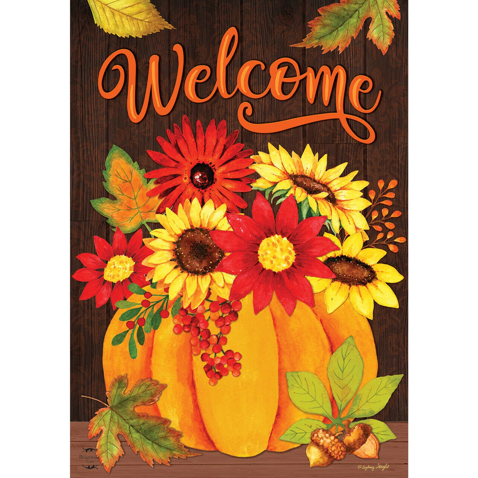 

28 x 4 inch welcome slogan flower banner for Outdoor