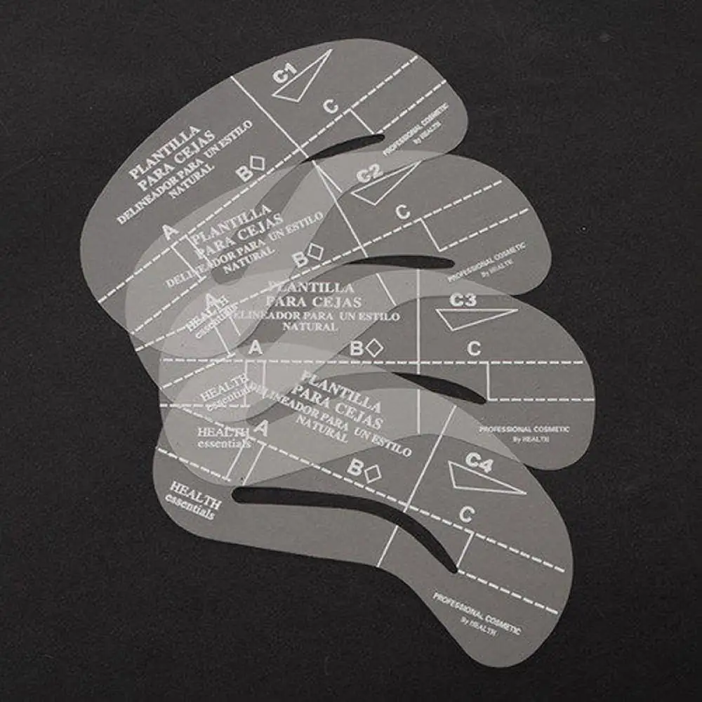 Набор шаблонов для бровей для начинающих "Карточный дрозд".