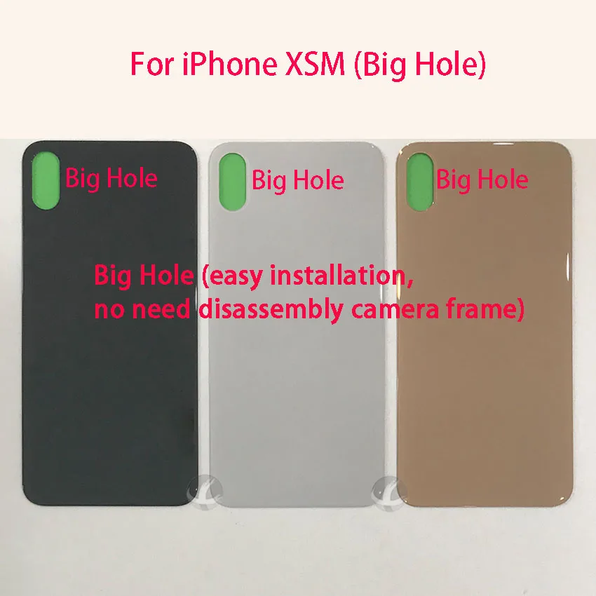 Универсальная версия с большими отверстиями кулоны А-заднее стекло для iphone 8 8P Plus