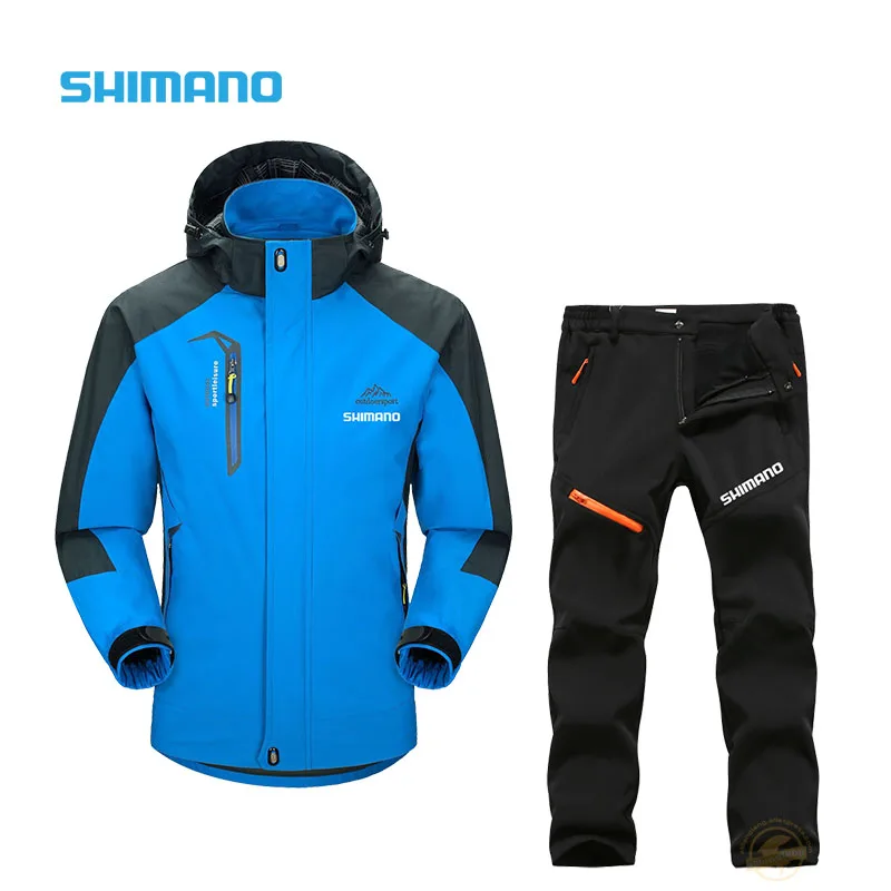 

SHIMANO Men's Autumn Winter Fishing Clothing Outdoor Windproof Fishing Suits Sport Mountaineering High Quality Cycling Fishing