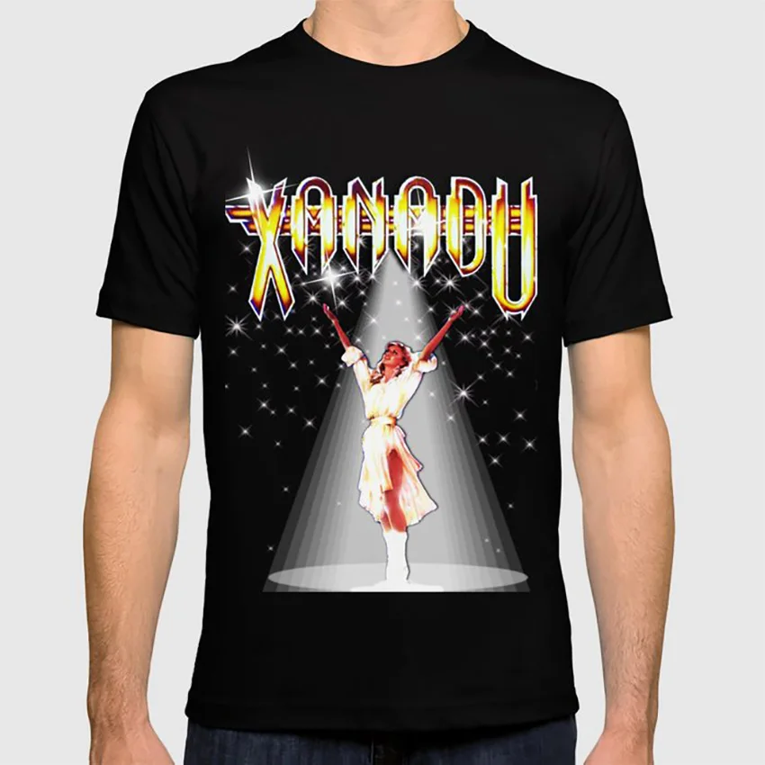 Оливия Ньютон-Джон-ксанаду фильм 80s от Retropopdisco футболка Ньютон Джон ксанаду |