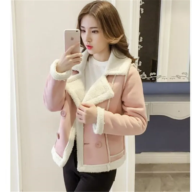 Женская осенне зимняя шерстяная обувь женская короткая куртка пальто из