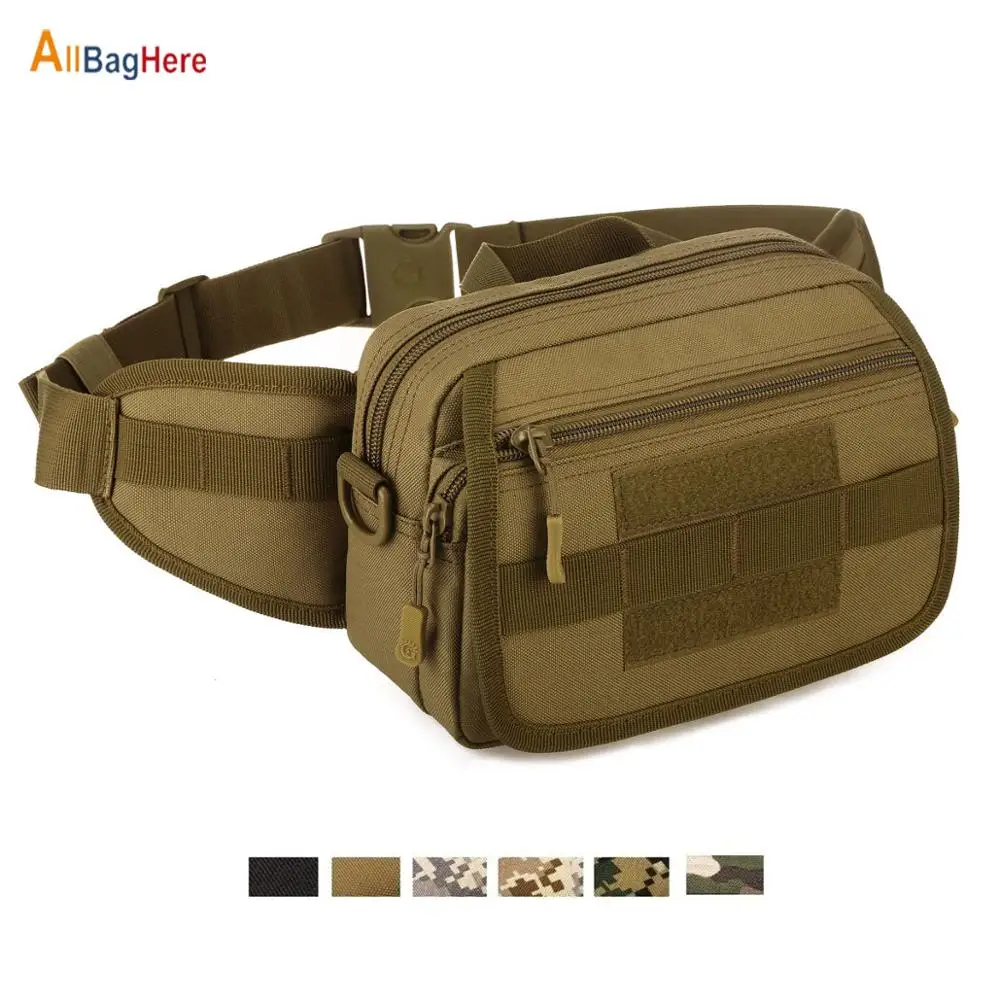 Военная тактическая поясная Сумка Molle для мужчин водонепроницаемый поясной
