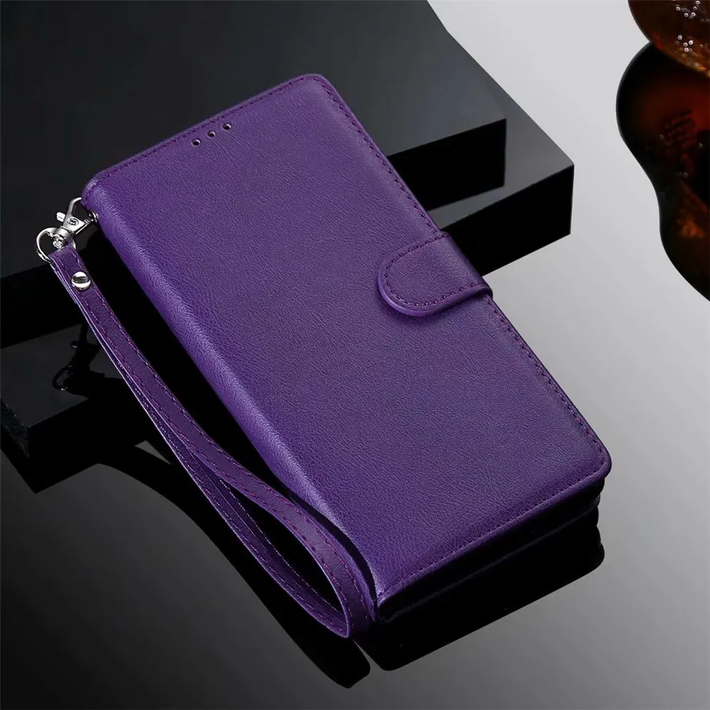 2 в 1 чехол для телефона huawei P30 P20 Pro mate 20 10 Lite Y6 Y7 Y9 P Smat Case многофункциональный кожаный, в виде бумажника, Магнитный чехол - Цвет: Purple