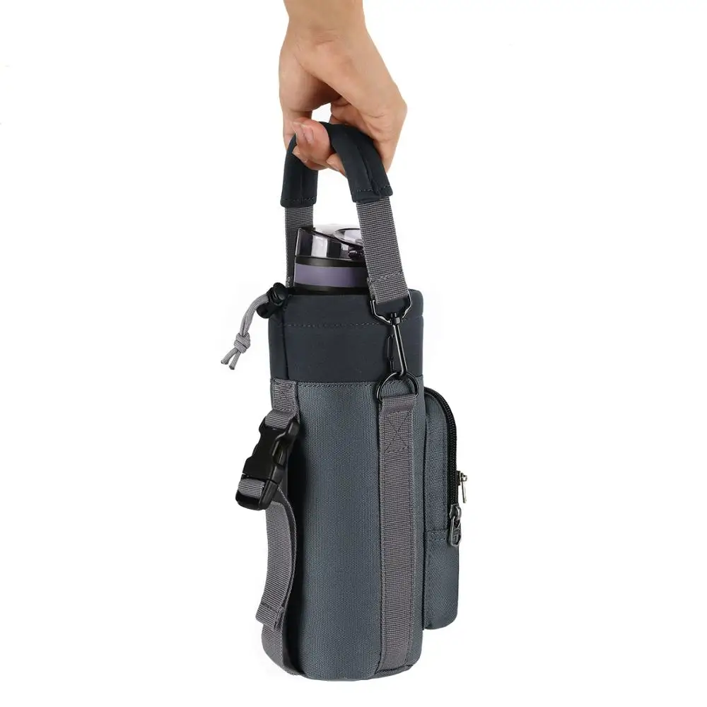 Барбарская сумка для бутылки с водой вмещает 40 унций уличные сумки ручкой