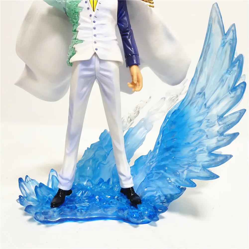 

One Piece Kuzan Marine Admiral Action Figures Ice Effect PVC Toys Model Sakazuki Anime Figma Brinquedos Juguetes Xmas Gift Doll