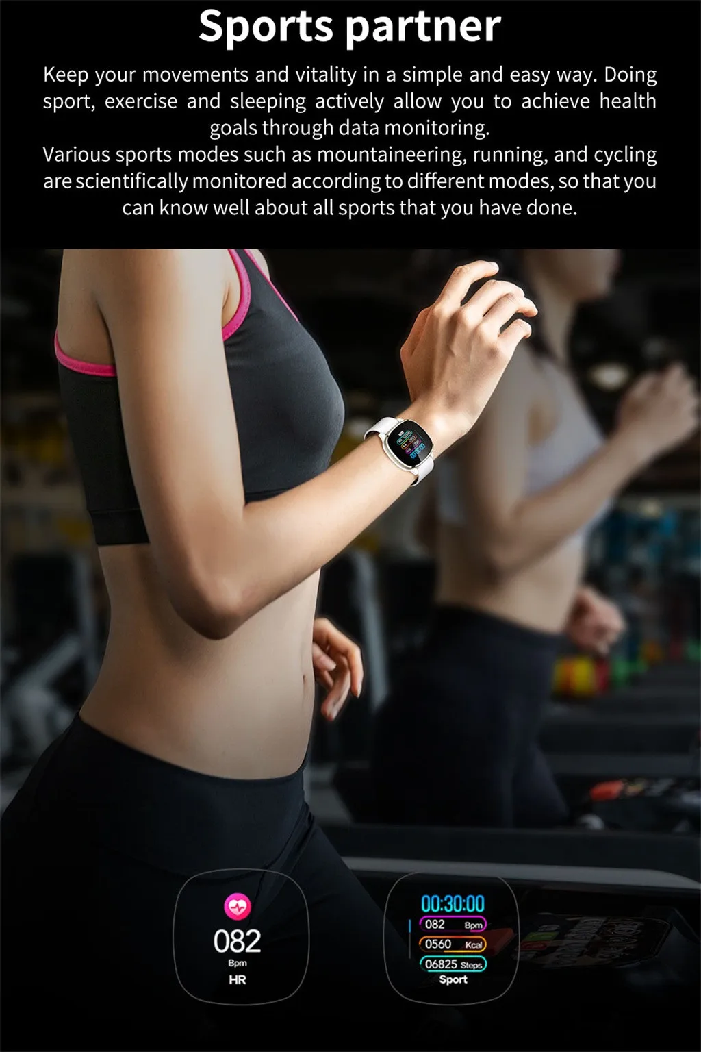 

2020 Reloj Inteligente Smartwatch Waterproof Bracelet Sport Fitness Sleep Monitor For Android Ios Dropshipping