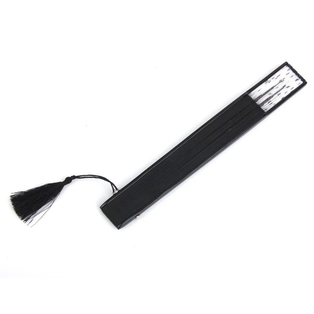 Летняя кошачья шелковая бамбуковая ручная роспись мультяшная кошка складной