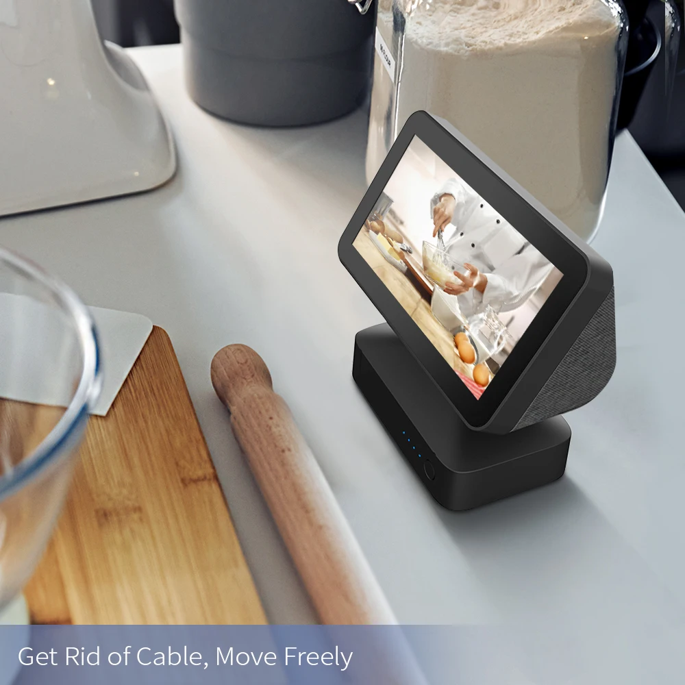 GGMM оригинальная Батарейная база для Echo Show 5 переносная док-станция Amazon Alexa