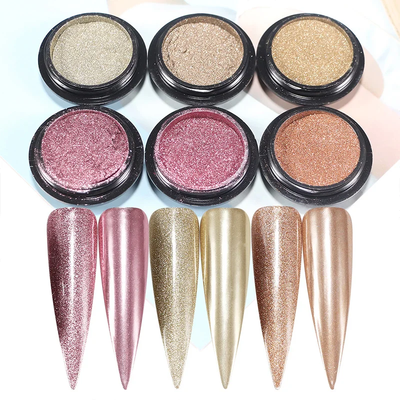 Маникюрный порошок для лака ногтей Блестящий Блеск дизайна декоративные
