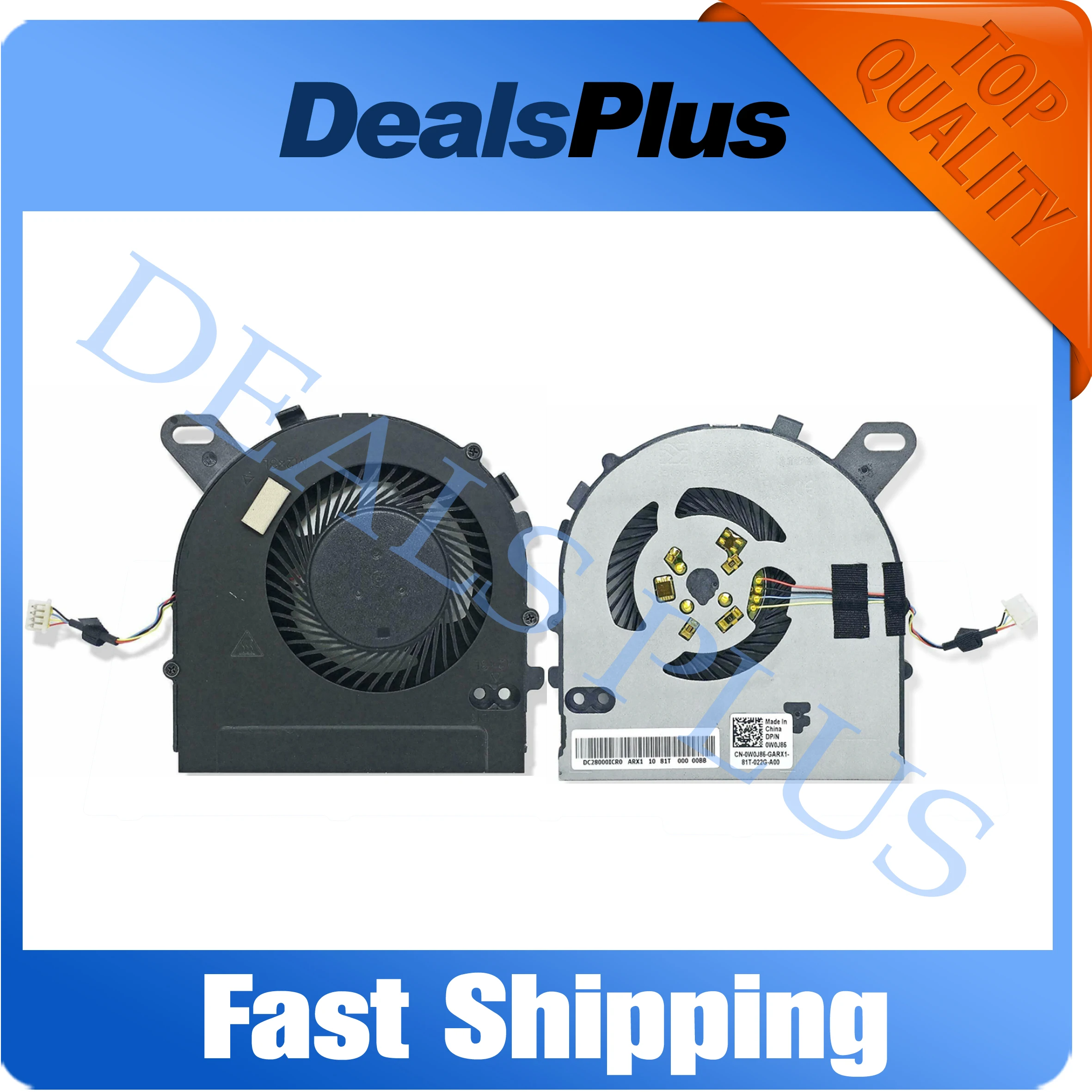 

Новый сменный вентилятор охлаждения ЦП для Dell Inspiron 15 7560 7572 15-7560 Vostro 5468 5568 V5468 V5568 0W0J85 W0J85 DC028000ICR0