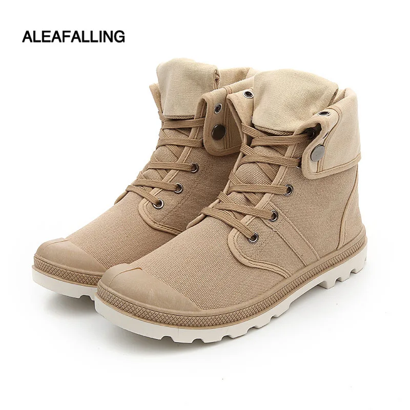 

Классическая мужская обувь Aleafalling, парусиновые кроссовки, мужские высокие взрослые ботинки, уличная мода, трендовые мотоциклетные ботильон...