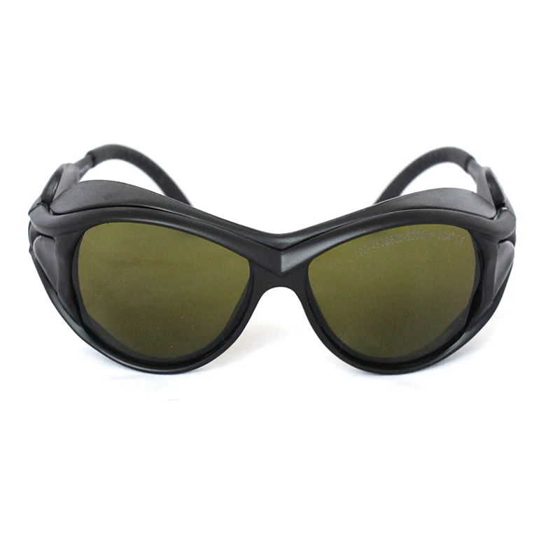 Gafas protectoras láser de amplio espectro, lentes de protección de 190-450 y 800-2000nm OD4 + EP-5-2