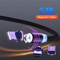 magnetic micro usb cable fast charging usb type c cable magnet charger data charge cable cord for iphone xr 11 pro samsung a30