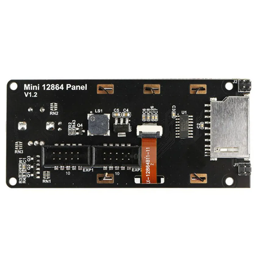 1 шт. ЖК-экран Mini12864 с SD-картой V1.2 для 3D-принтера экран дисплея поддержкой marlin