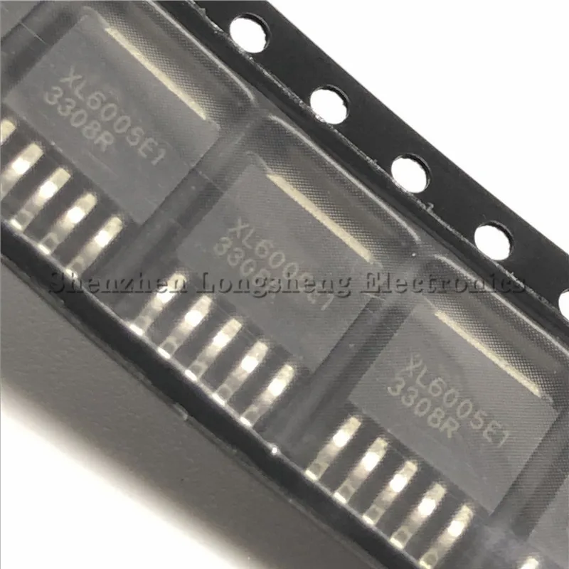10 шт./лот XL6005E1 TO-252-5 XL6005 светодиодный повышающий постоянный ток чип выходной