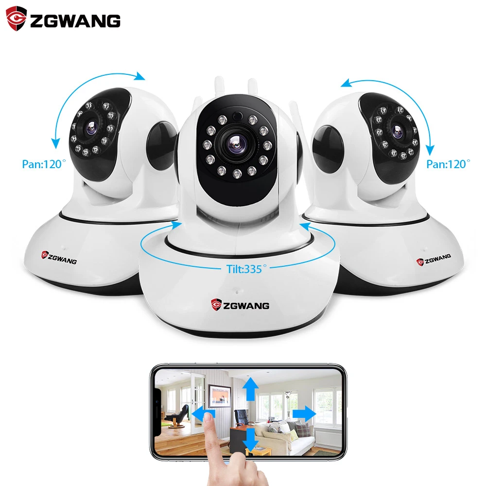 ZGWANG X6 беспроводная IP камера 720P сеть CCTV Onvif P2P WiFi наблюдения ночная съемка с IR Cut