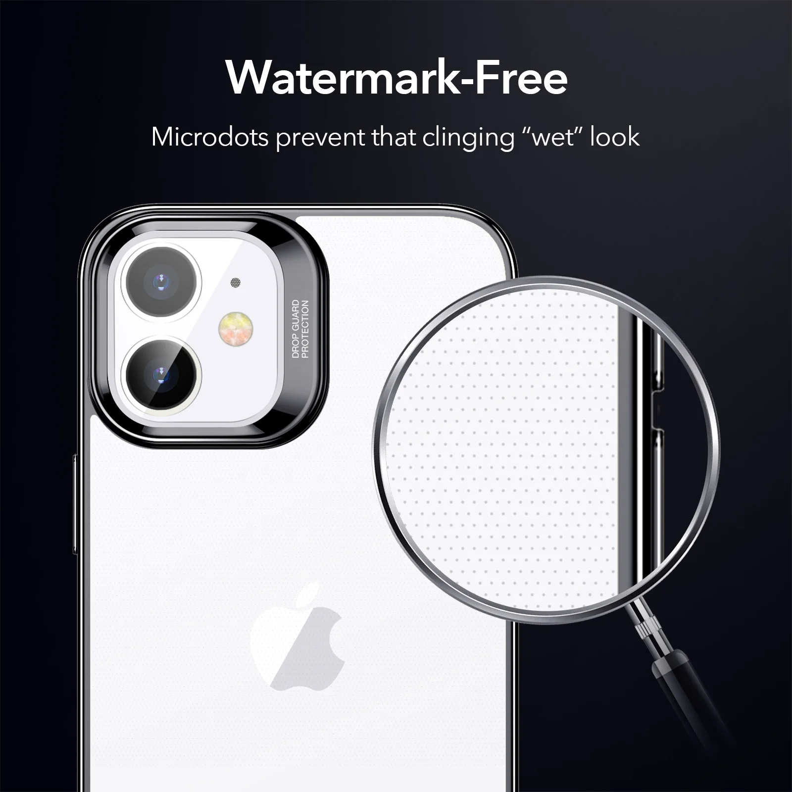 ESR for iPhone 12 Pro Max Frame Case for iPhone 12 Pro Clear for iPhone 12 mini Ultra Thin Soft TPU Case for iPhone 12 Pro Max