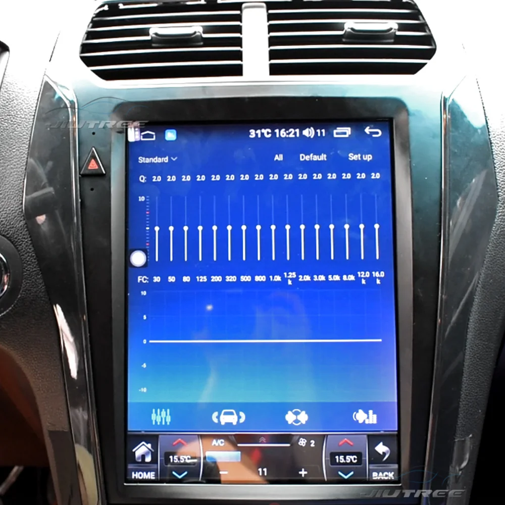 Вертикальный экран для Ford Explorer 2016-2019 2Din Android автомобильный Радио мультимедийный